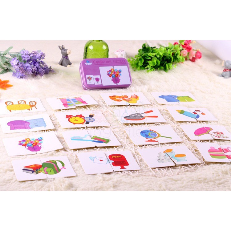 Bilingual Flashcards in Metal Case English and Kids Flash Card Word ...