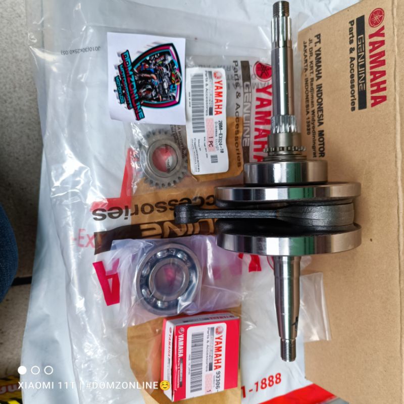 Crankshaft Assembly Mio I 125 Yamaha Genuine Parts Shopee Philippines