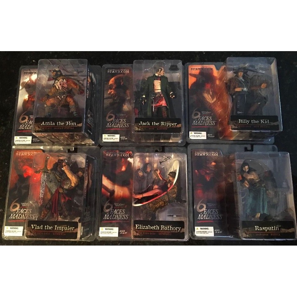 Mcfarlane 6 faces on sale of madness