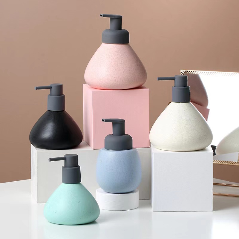 Curated visual reference: Visual Reference: Nordic Bathroom Accessories Soap Dispenser Ceramic Shower Gel Bottling