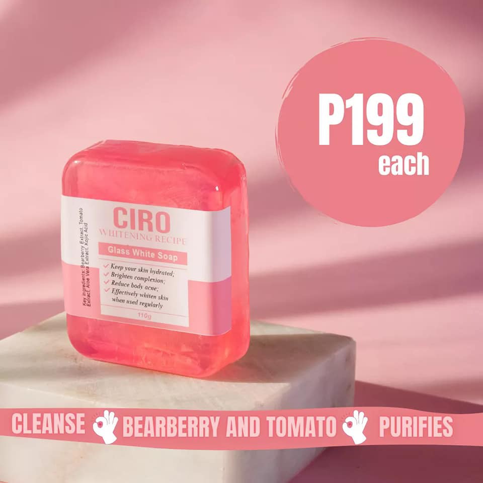 CIRO Glass White Soap by CIRO Whitening Recipe Shopee Philippines