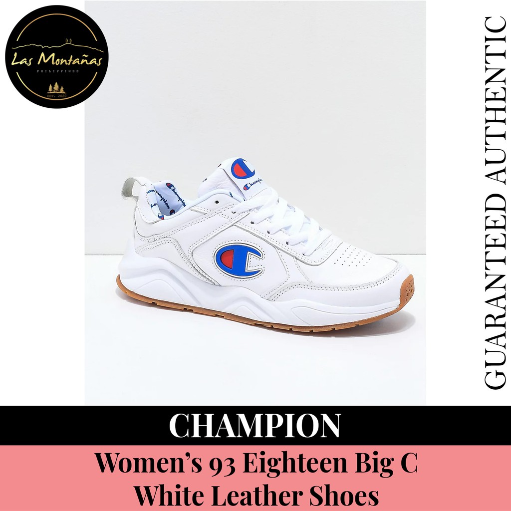 Champion 93 eighteen big store c white leather shoes