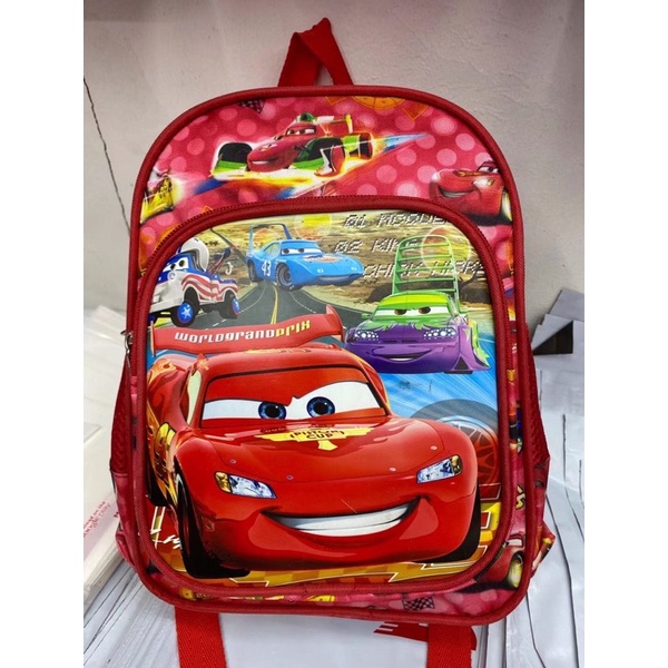 Car school bag pack for kids .