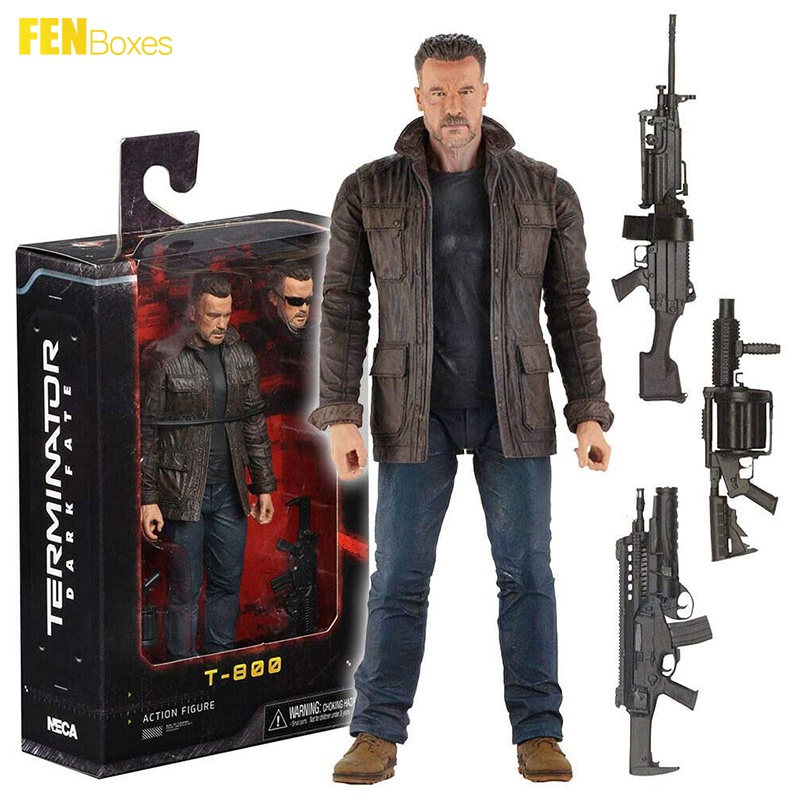 NECA Terminator Dark Fate T-800 Ultimate Action Figure PMG4 | Shopee ...