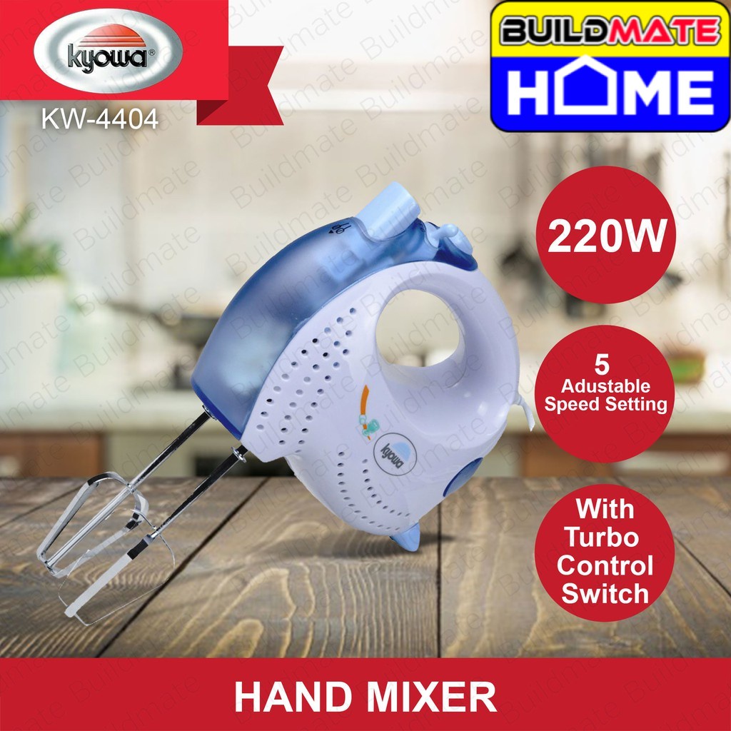 KYOWA Hand Mixer 220W 5 Speed Setting with Turbo Control KW4404