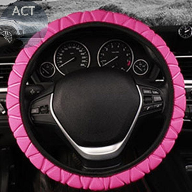 Steering Wheel Cover Pink Comfortable Replaces Accessories Antiskid