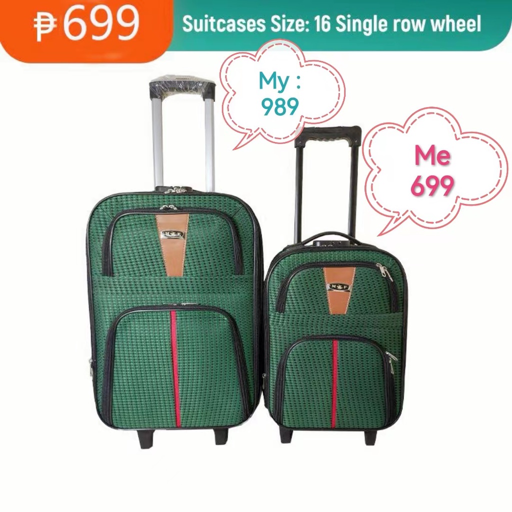 Canvas suitcase discount