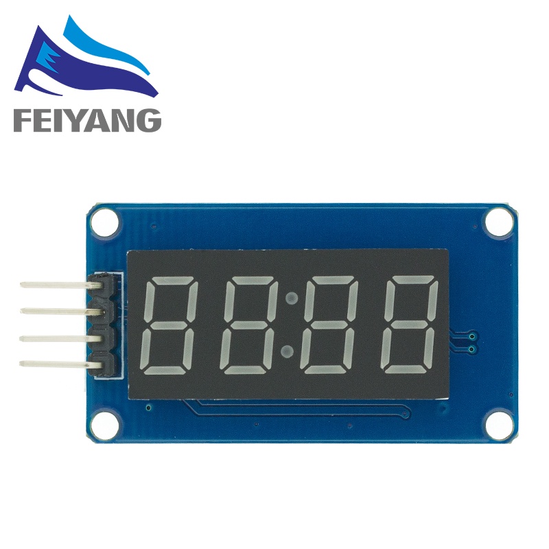TM1637 4 Bit Digital LED Display Module for Arduino 7 Segment 0.36 Inch ...