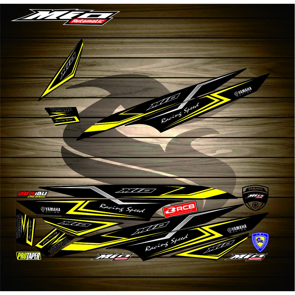 Sticker Variation/ART CUSTOM Variation YAMAHA MIO SMILE/MIO OLD STICKER ...