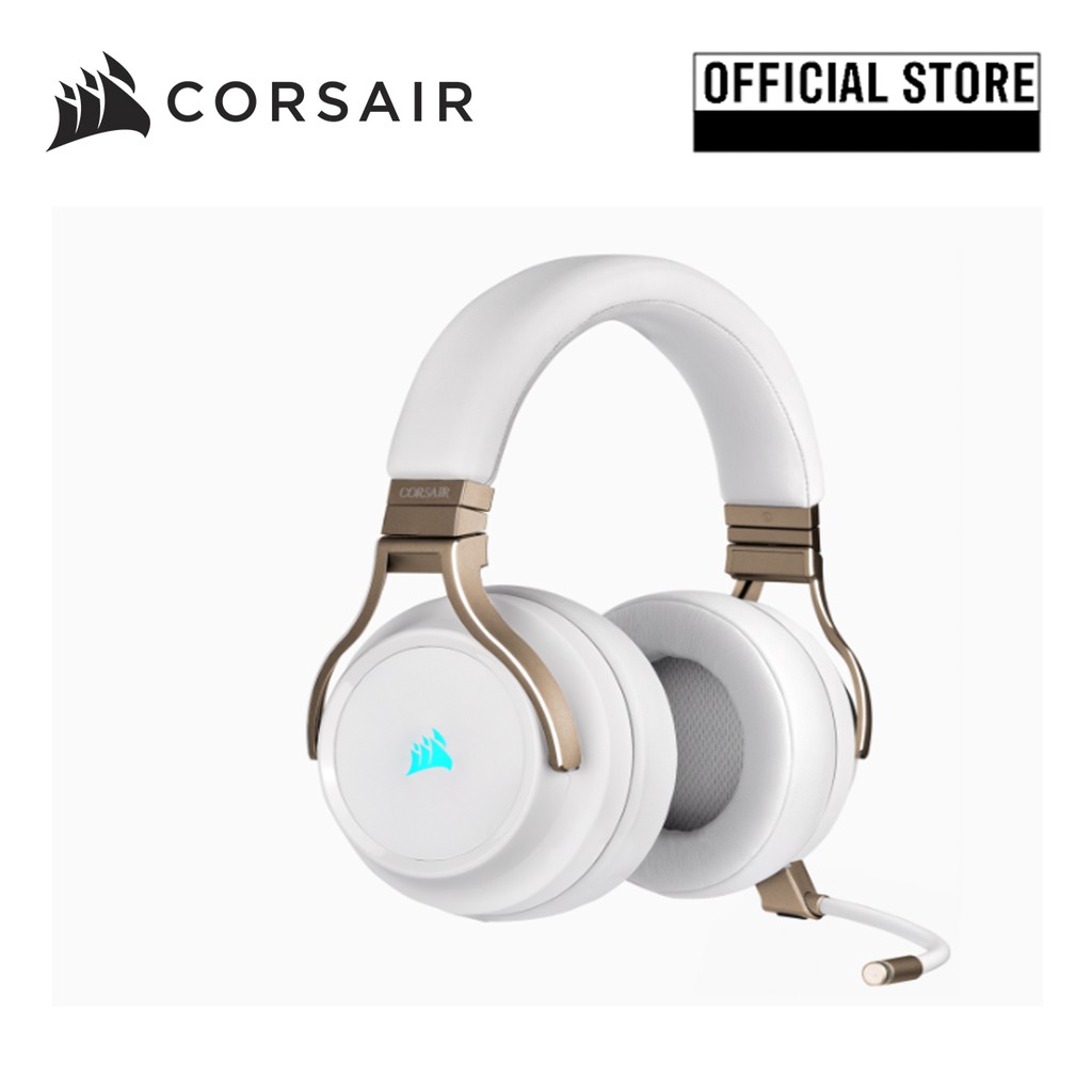 CORSAIR VIRTUOSO RGB WIRELESS High-Fidelity Gaming Headset — Pearl (AP) CA- 9011224-AP | Shopee Philippines