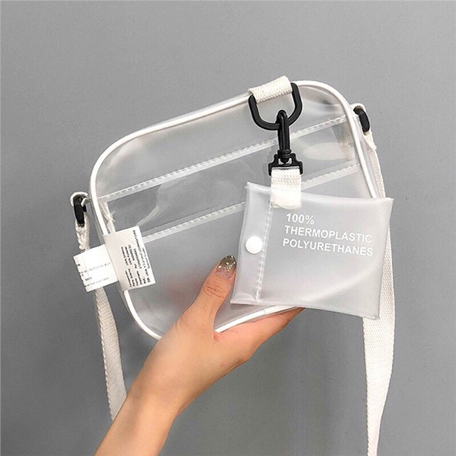 Transparent sling 2025 bag shopee