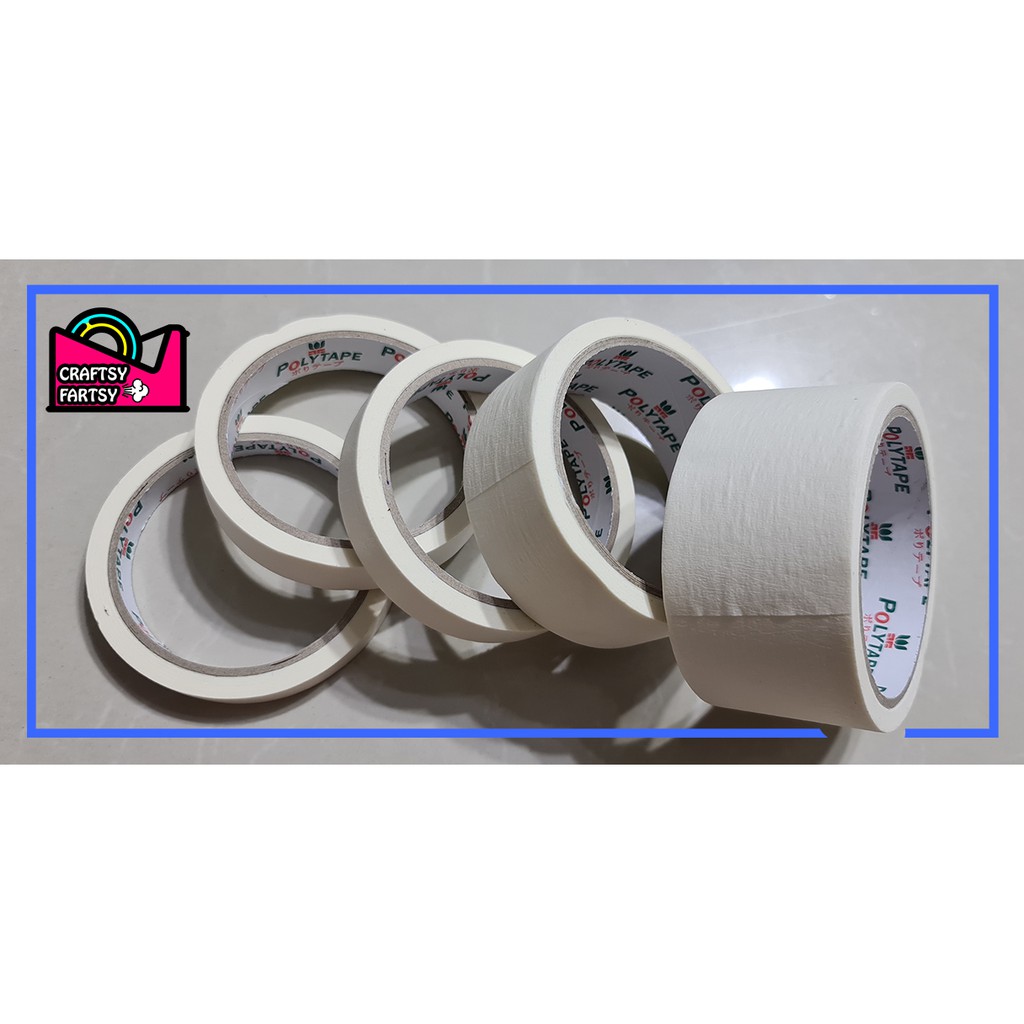 (PER ROLL) POLYtape / Masking Tape / Paper Adhesive Tape / Masking Tape ...