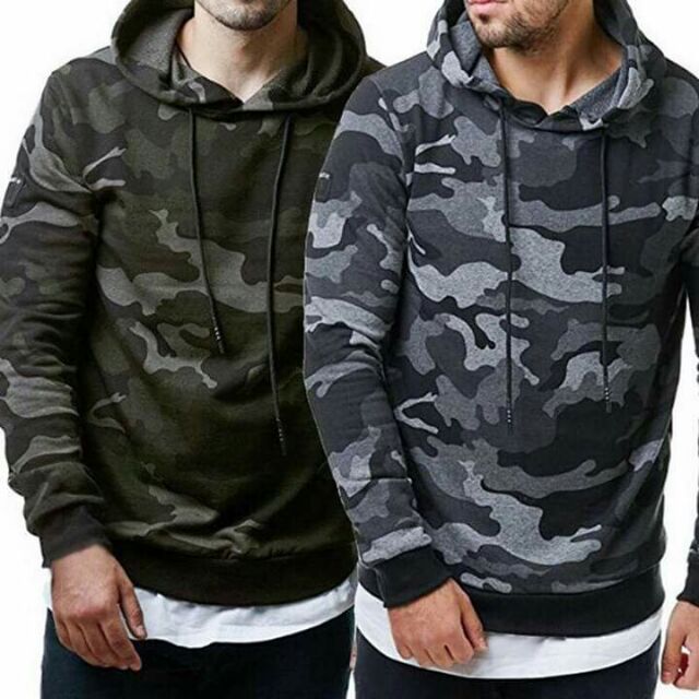 Camouflage hot sale jacket hoodie