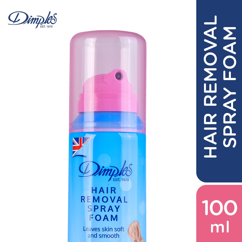 Dimples Hair Removal Spray Foam Rose 100ml Shopee Philippines