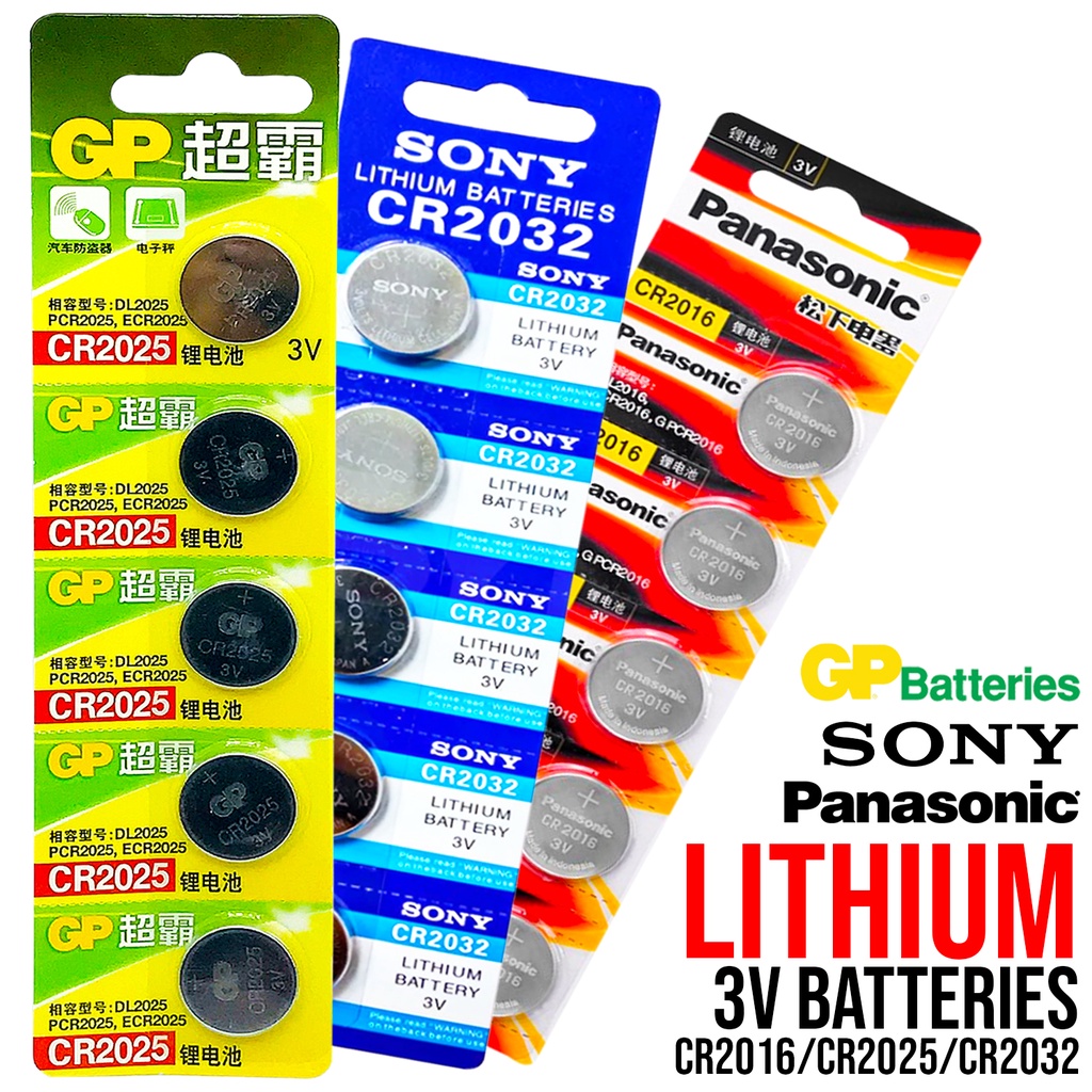 PKCELL 3V CR2025 CR 2025 ECR2025 DL2025 Lithium Button Cell Battery 50Pcs