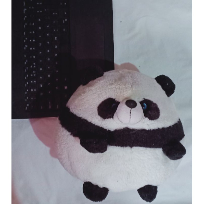 Panda stuffed shop toy blue magic