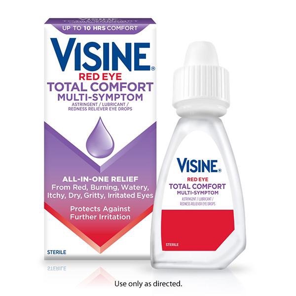 Visine USA totality multi-symptom relief red eye drops - 0.5 fl oz 15ml ...