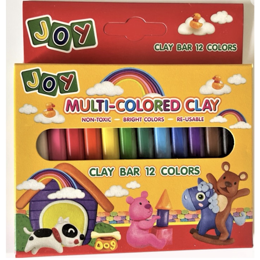 Jovi Modeling Clay Pack Of Vegetable-Based Plasticine 18 Bars Of 50 Grams  Natural Colors Multicolor