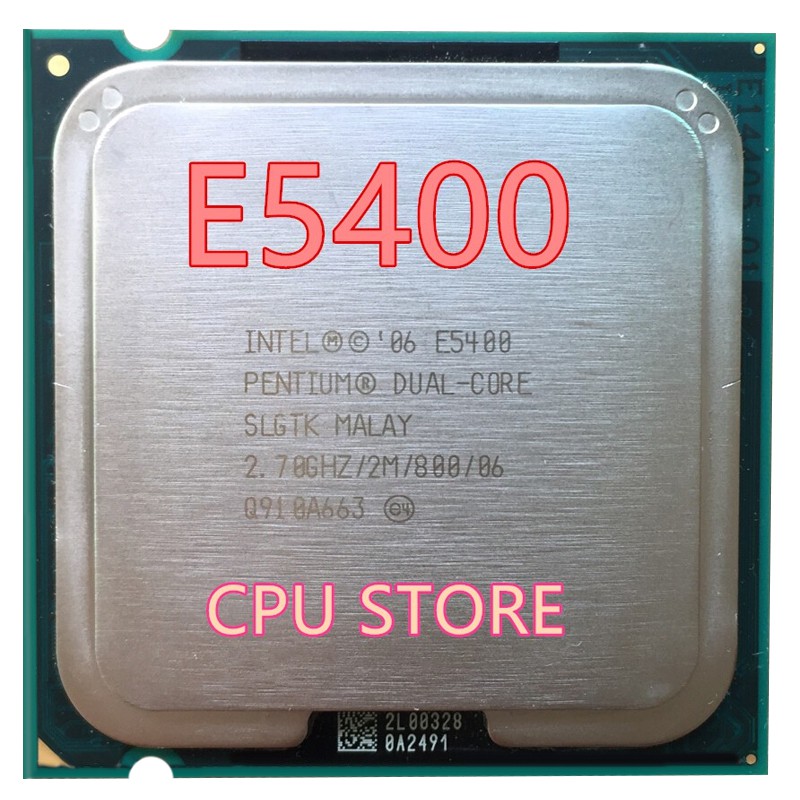 Intel Pentium dual-core E5200 CPU 2.5G has E5300 E5400 E5500 E5700 ...