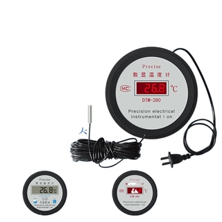 1 pcs High Temperature Industrial Boiler Electronic Digital Thermometer  Water Temperature Meter With Probe Thermometer