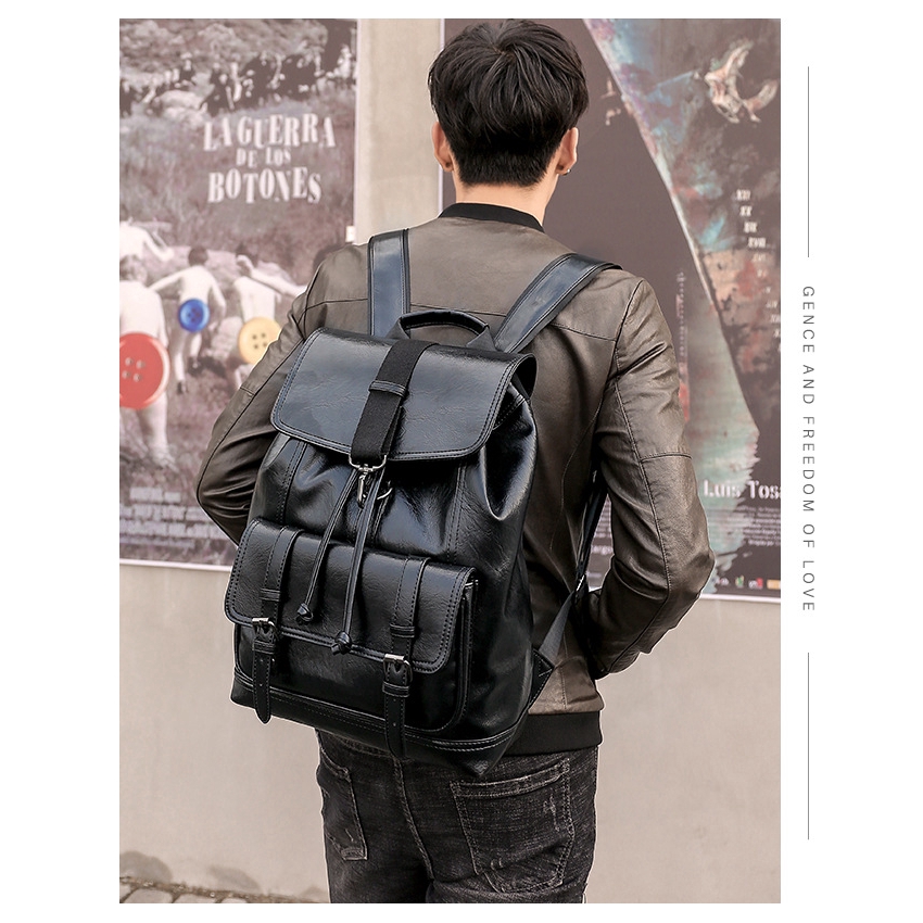 Canvas Men′ S Bag Backpack Fashionable Large Capacity Korean Style Student  Schoolbag - China Handbag and Man Bag price