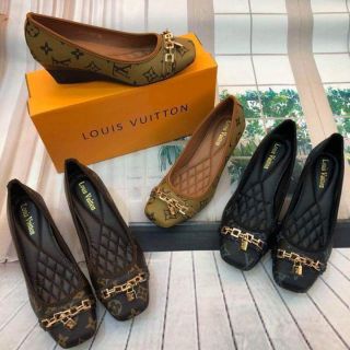Louis Vuitton Women's Starboard Wedge Sandal Black For Women LV