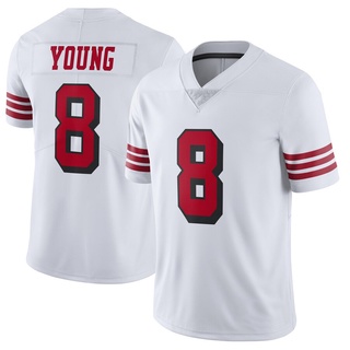 Nike Youth San Francisco 49ers Trey Lance #5 Game Jersey - White - M (Medium)