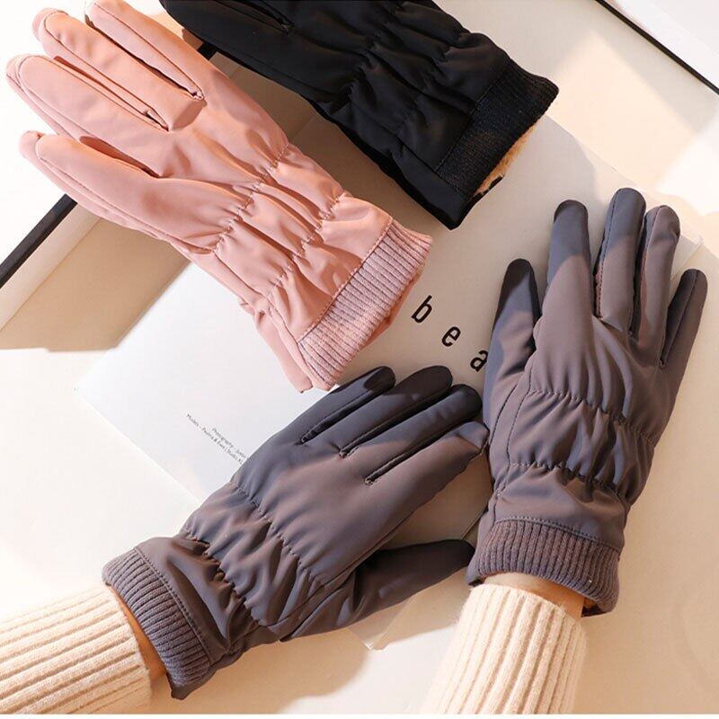 Gloves Women Winter Windproof Waterproof Touch Screen Internal