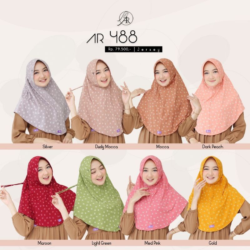 Ar Rafi Hijab Hijab, pet drawstring model, latest motif ar488 | Shopee ...