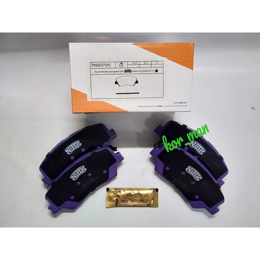 BRAKE PAD FRT HYUNDAI ACCENT 20122016 /HYUNDAI REINA / KIA RIO 2012