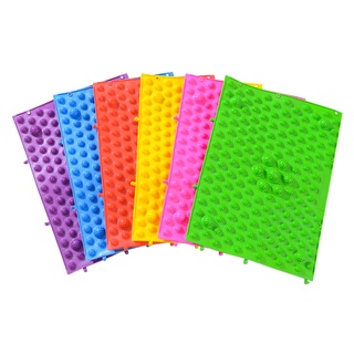 4pc Ortho Mats Puzzle Educational Rug Orthopedic Mats for Chidren  Reflexology Pads Circulation Kids Feet Relax Massager Blanket