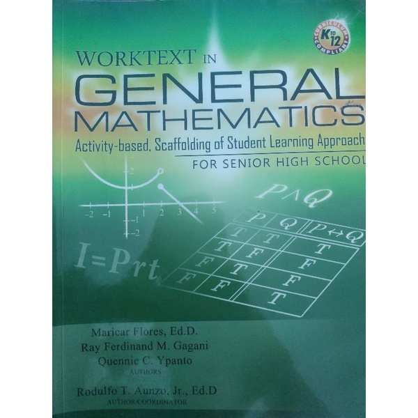 General Mathematics SHS Book | Shopee Philippines