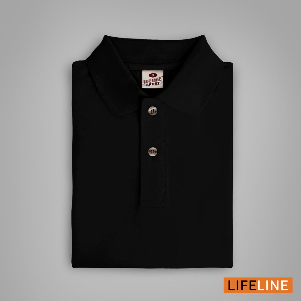 COD BLACK Lifeline Men s Ladies Poloshirt Plain Shirt S M L XL 2XL 3XL