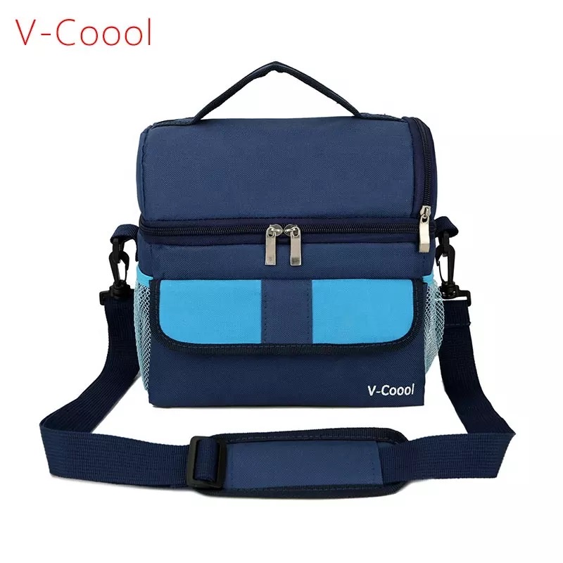 VCOOOl Classic Blue Insulated Thermal Milk Bag Storage Breastmilk Pump