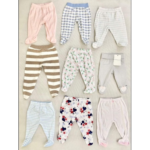 Footed Pants For New Born Babies 09 Months. Shopee Philippines