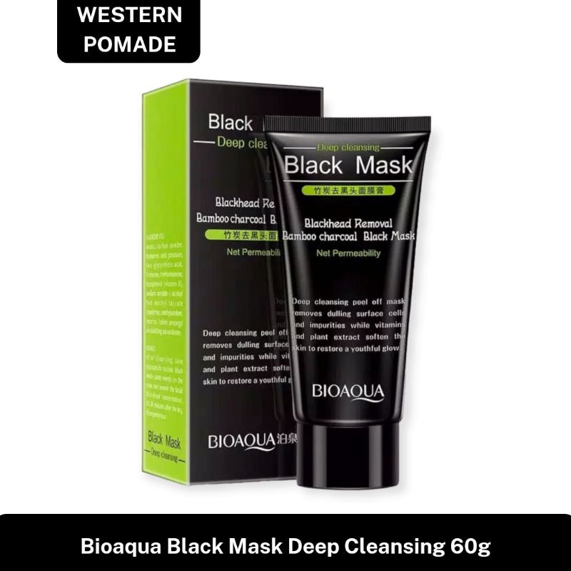 Bioaqua Black Mask Deep Cleansing 60g Shopee Philippines