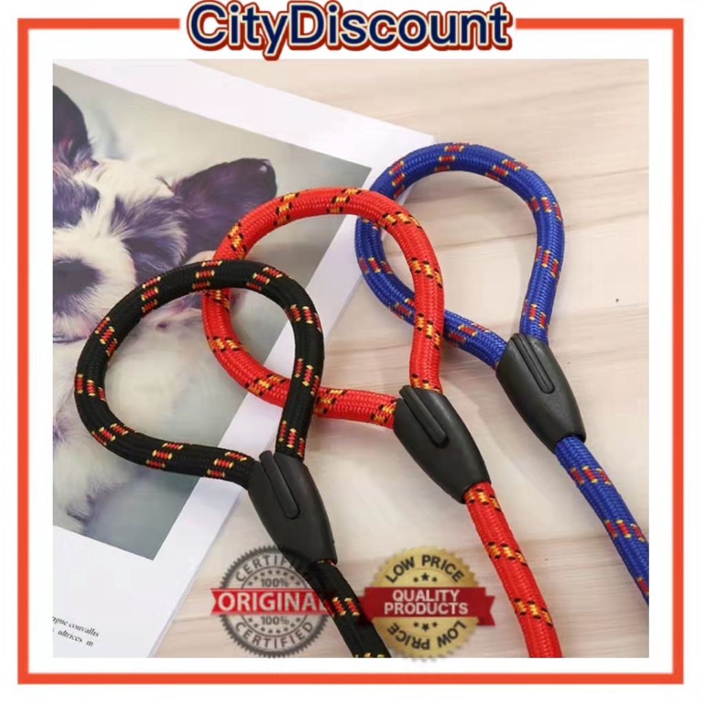 COD Dog chain Dog Leash Climbing Rope Night Safe Pet Chain with Padded