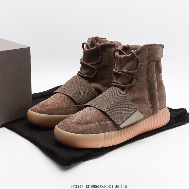 Adidas Yeezy Boost 750 “Brown” High Cut Casual Boots Sneakers