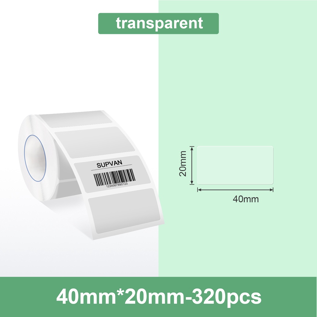 SUPVAN T50M Barcode Qr Code Label Printer Maker Machine Mini Cute