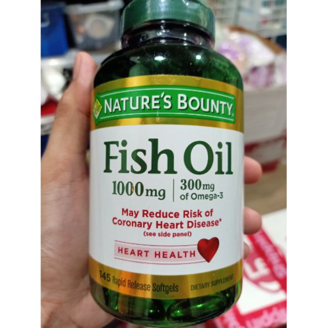 Nature bounty fish oil 1000mg omega 3 sale