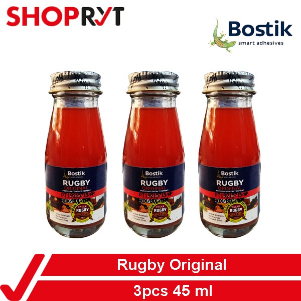 Bostik Rugby Original 45ML w/applicator(Bonding of rubber, leather ...