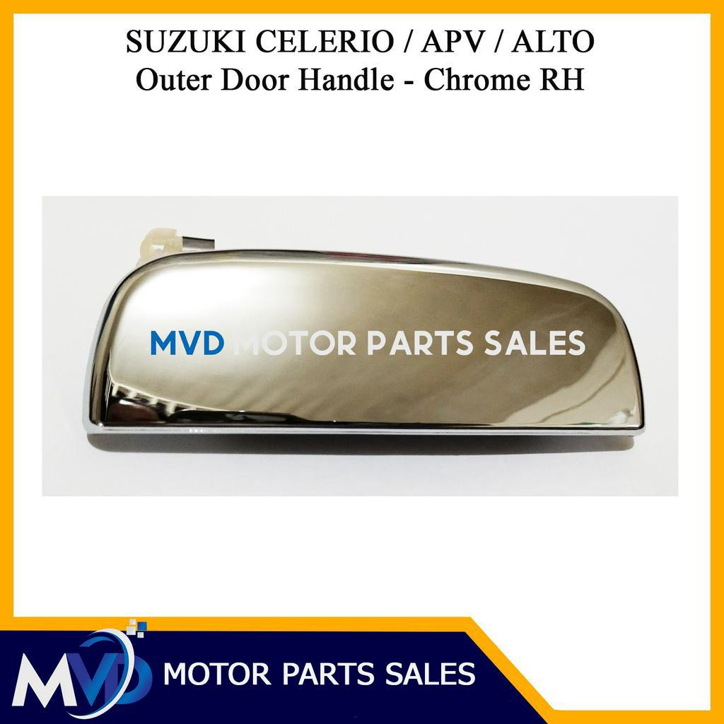Suzuki Celerio APV Alto Outer Door Handle Outside Door Opener Right Side Chrome Taiwan Shopee Philippines
