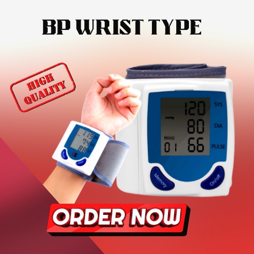 Authentic wrist blood pressure monitor automatic easy to use blood