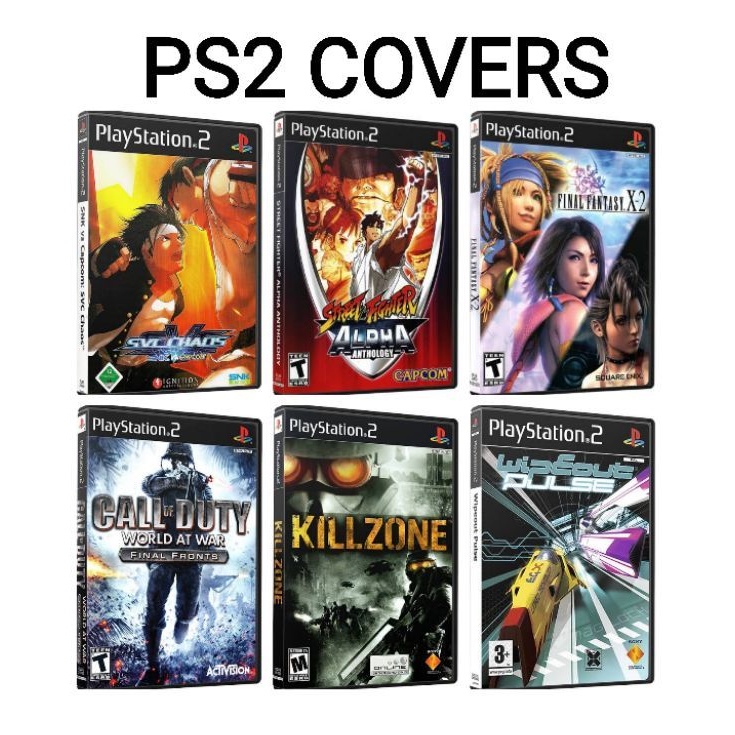 PS2 Game Covers Replacement PS2 Game Covers ps2 coverart PS2