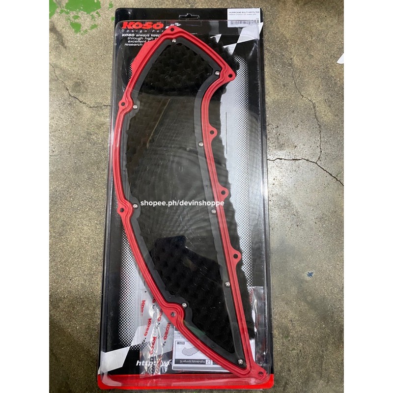 Koso Air Filter Element Nmax V2 2020 / Aerox V2 | Shopee Philippines