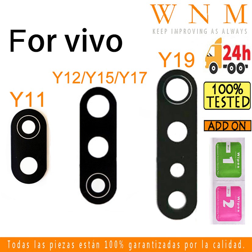 WNM For VIVO Y11 Y12 Y15 Y17 Y19 rear back Rear Camera Glass Lens Cover ...