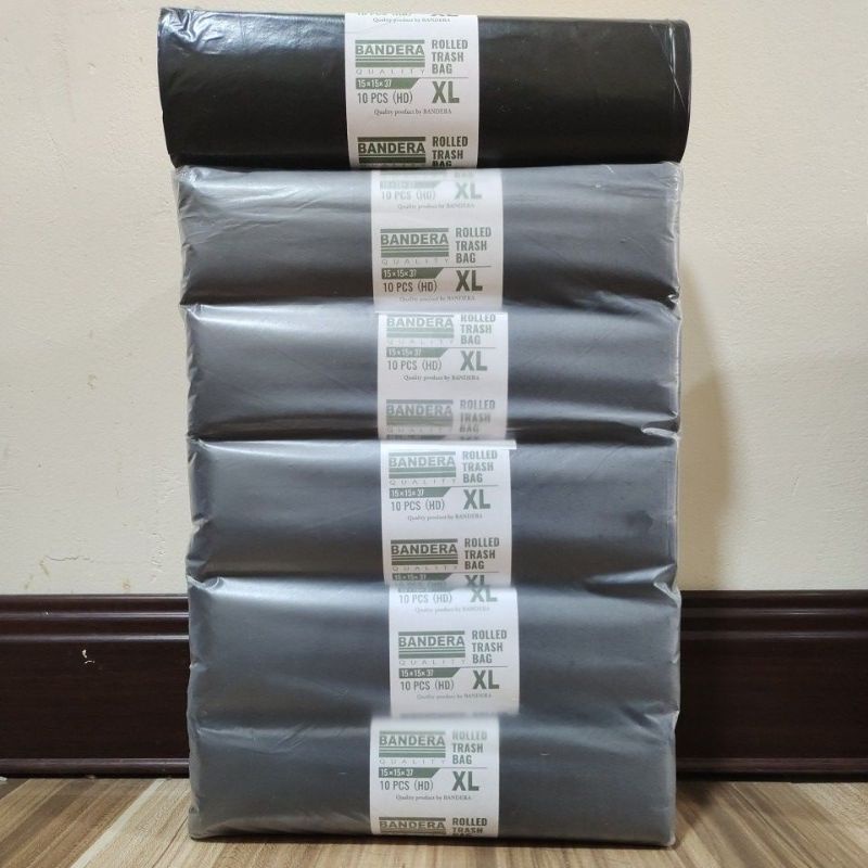 Garbage Bag Extra Large 1 pck / 10 rolls / 100 pcs | Shopee Philippines