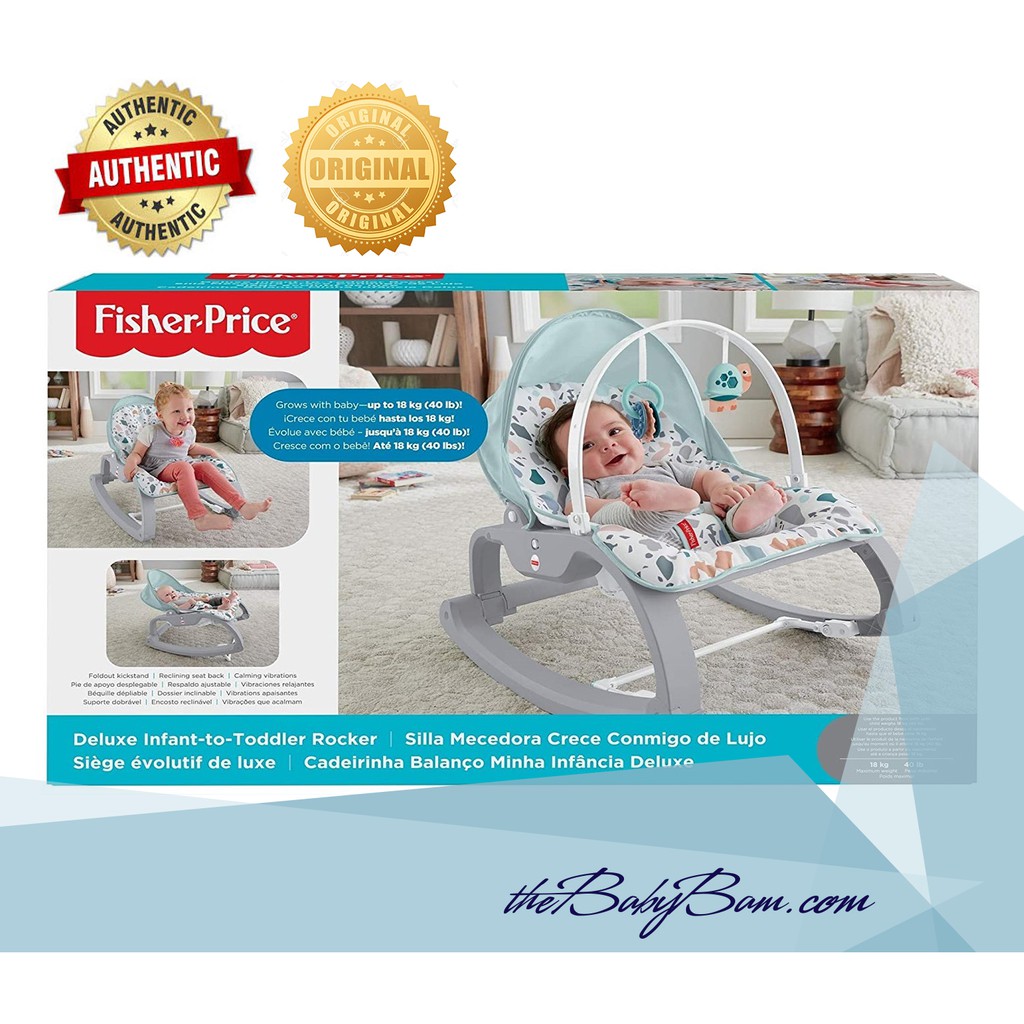 Fisher Price InfanttoToddler Rocker Baby Bouncer Chair Pebble Design