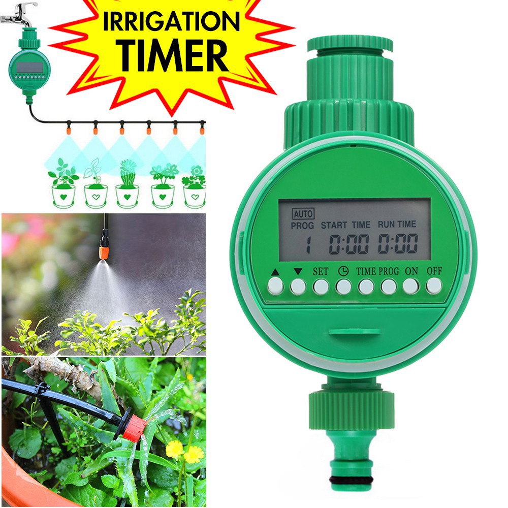 Automatic Electronic Water Timer Garden Irrigation Timer LCD Display