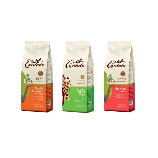 Lotte Cantata Ground Coffee 200g Roasting Coffee Hazelnut Mocha Blend ...